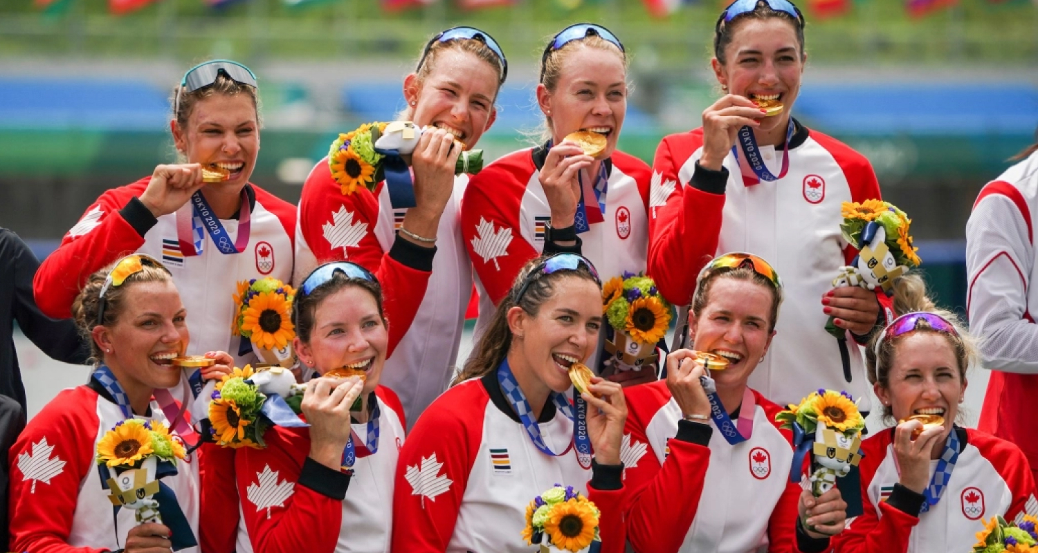 Gold for Avalon Wasteneys and the Women’s Eight